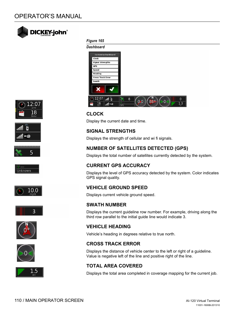 Operator’s manual | Great Plains DICKEY-john AI-120 12-inch Virtual Terminal User Manual | Page 118 / 193