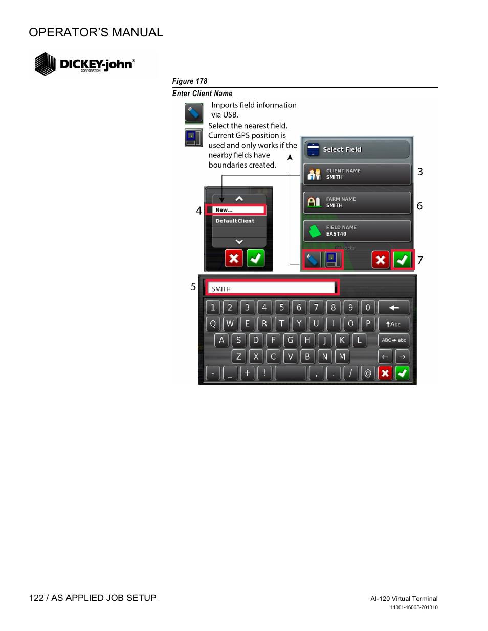 Operator’s manual | Great Plains DICKEY-john AI-120 12-inch Virtual Terminal User Manual | Page 130 / 193