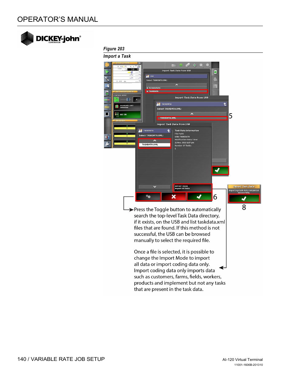 Operator’s manual | Great Plains DICKEY-john AI-120 12-inch Virtual Terminal User Manual | Page 148 / 193