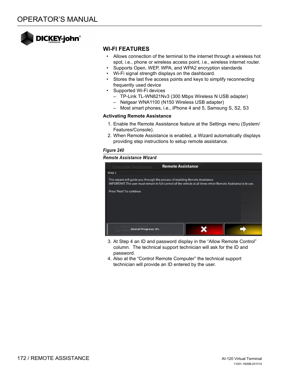 Operator’s manual | Great Plains DICKEY-john AI-120 12-inch Virtual Terminal User Manual | Page 180 / 193