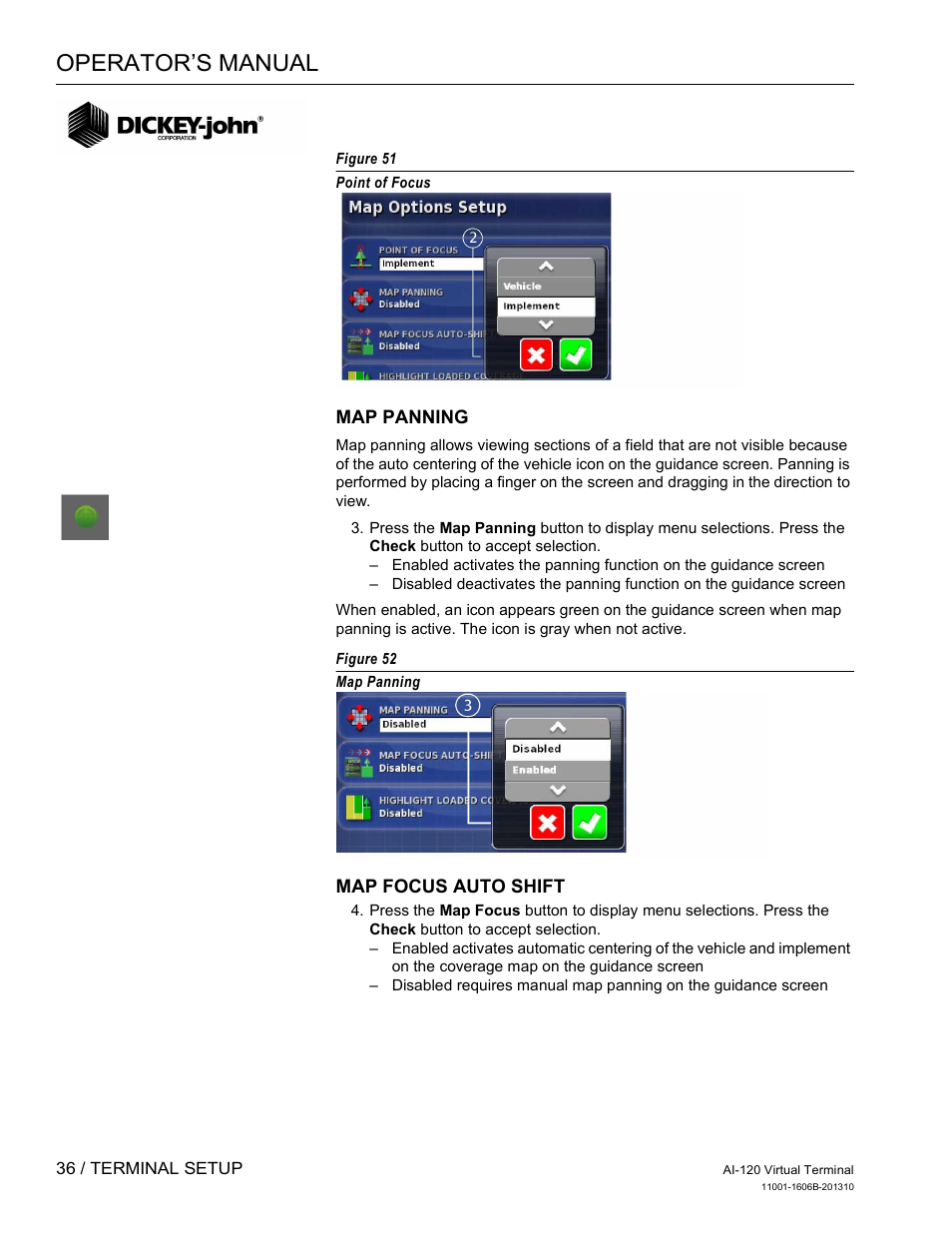 Operator’s manual | Great Plains DICKEY-john AI-120 12-inch Virtual Terminal User Manual | Page 44 / 193