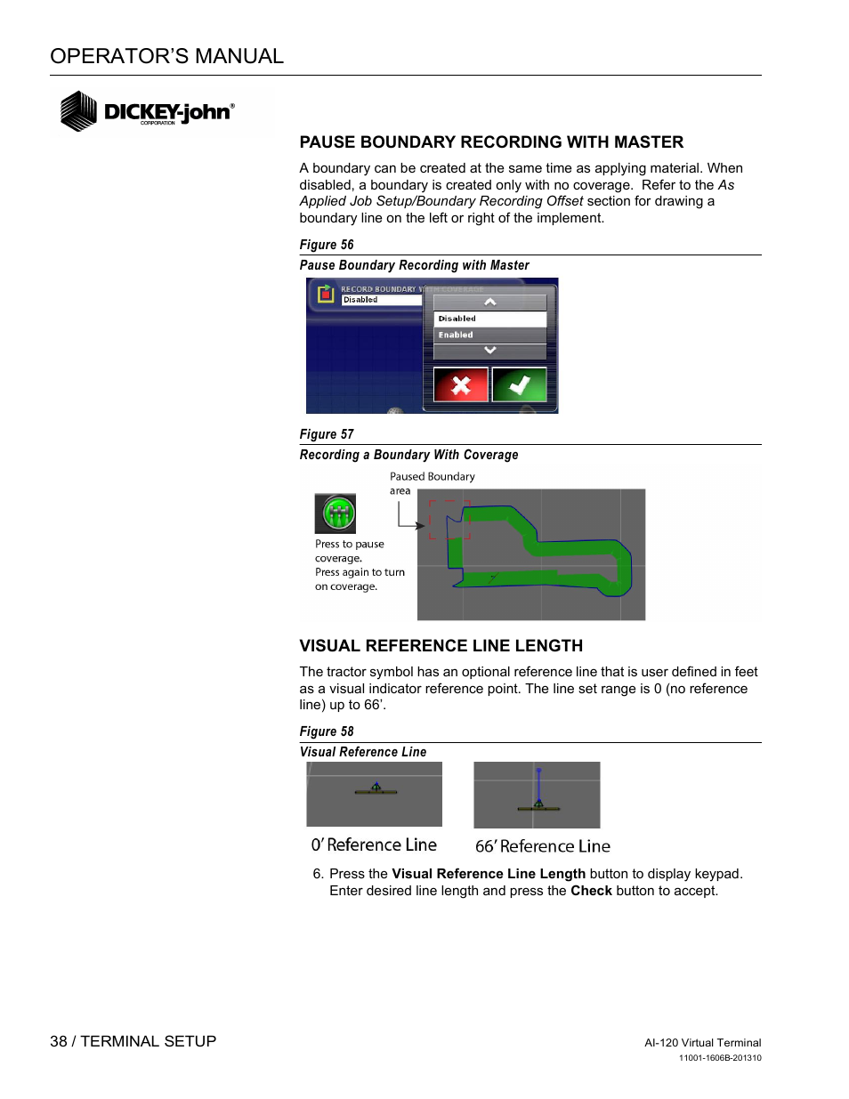 Operator’s manual | Great Plains DICKEY-john AI-120 12-inch Virtual Terminal User Manual | Page 46 / 193