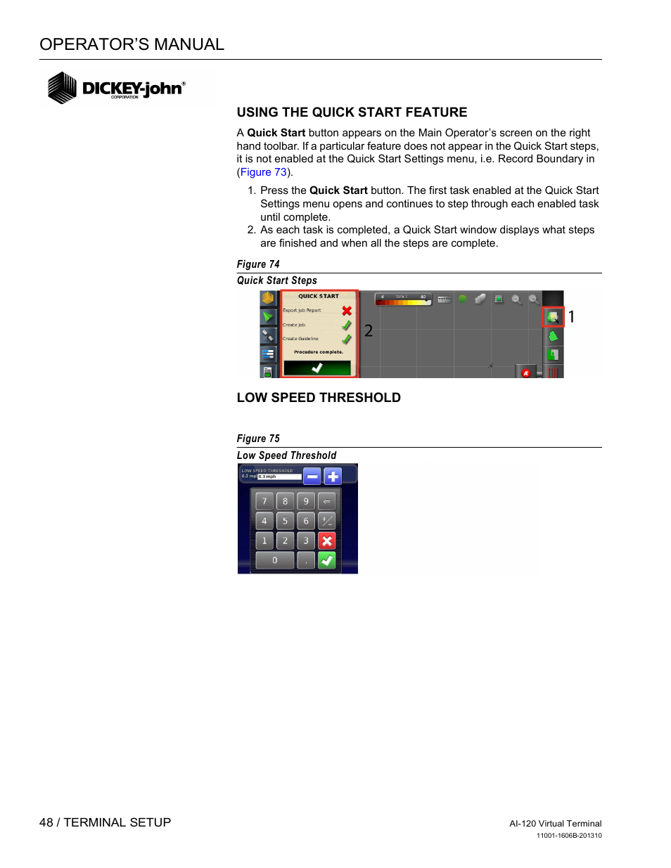 Operator’s manual | Great Plains DICKEY-john AI-120 12-inch Virtual Terminal User Manual | Page 56 / 193