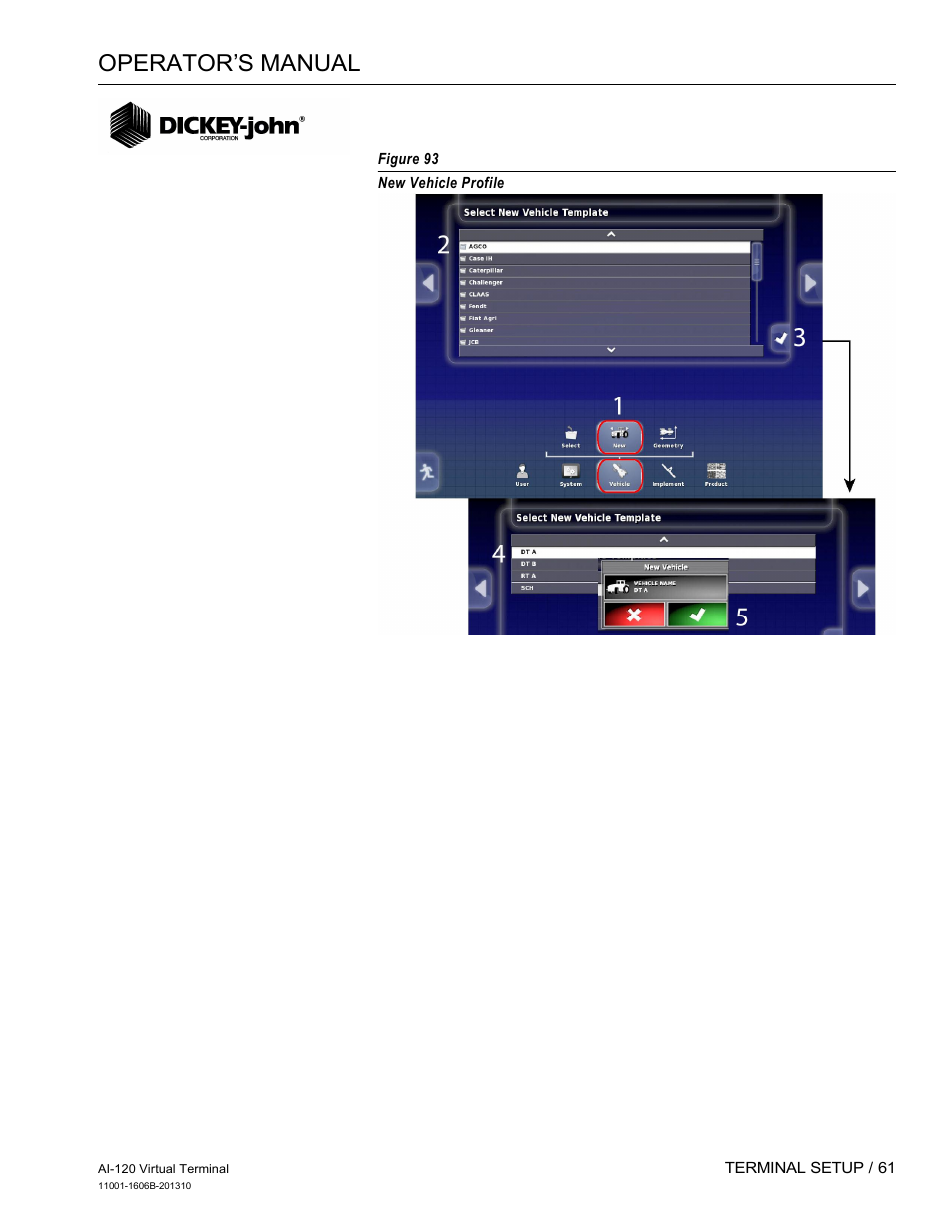 Operator’s manual | Great Plains DICKEY-john AI-120 12-inch Virtual Terminal User Manual | Page 69 / 193