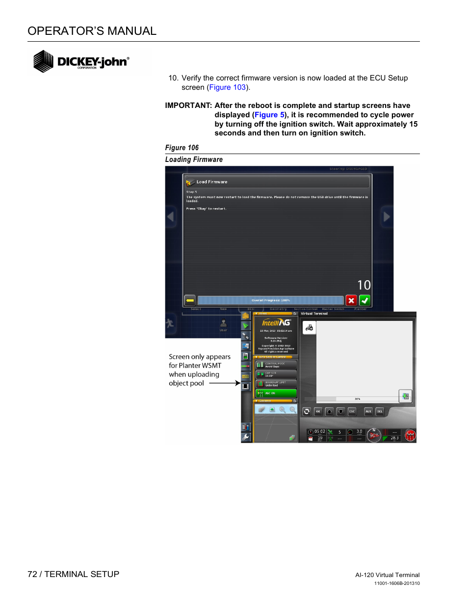 Operator’s manual | Great Plains DICKEY-john AI-120 12-inch Virtual Terminal User Manual | Page 80 / 193