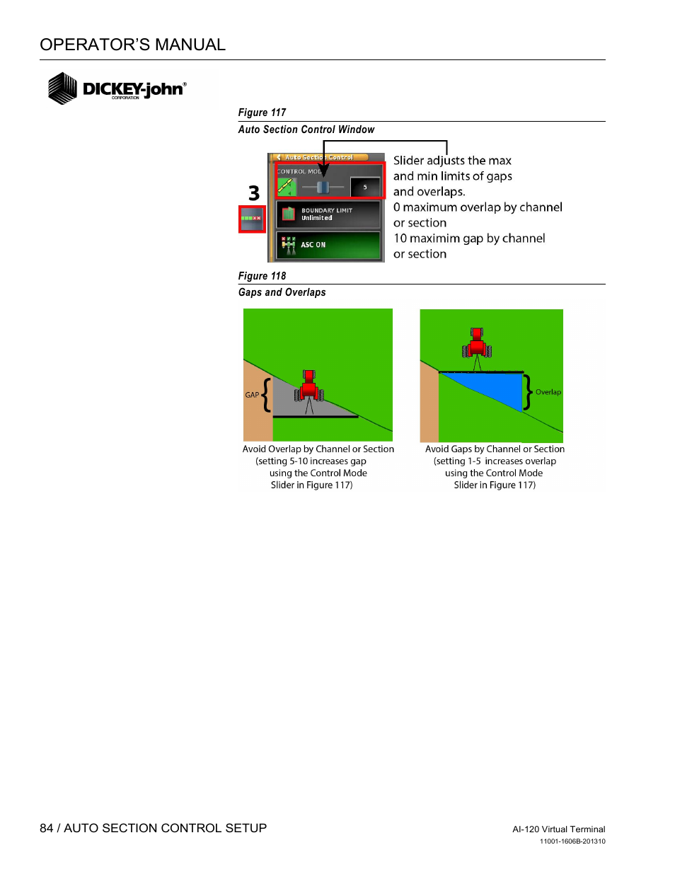 Operator’s manual | Great Plains DICKEY-john AI-120 12-inch Virtual Terminal User Manual | Page 92 / 193