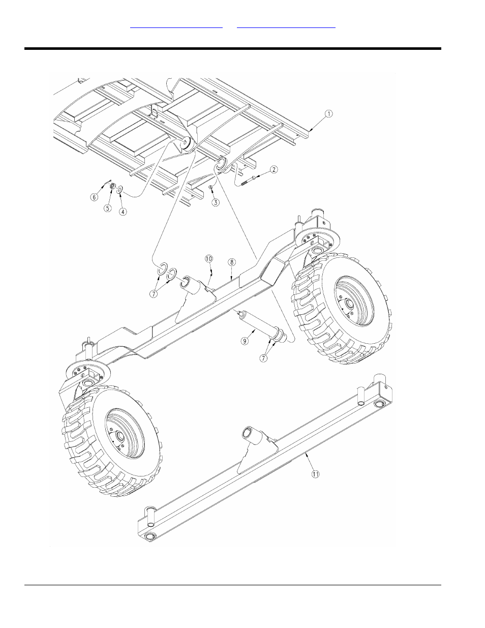 Rear axle, Table of contents part number index rear axle | Great Plains SML1000 Parts Manual User Manual | Page 20 / 36