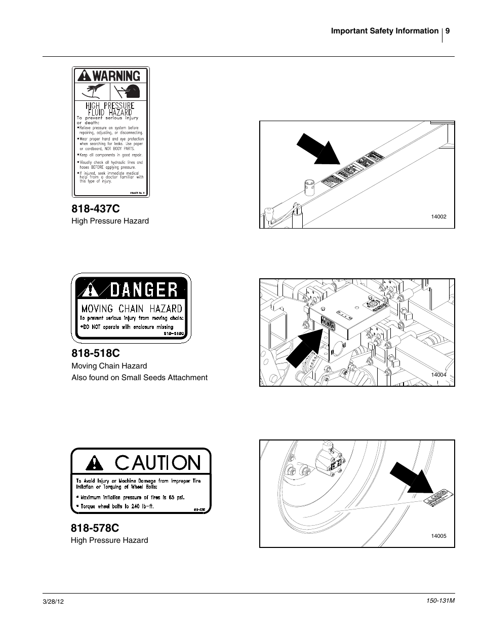 437c, 518c, 578c | Great Plains 1205NT Operator Manual User Manual | Page 11 / 74