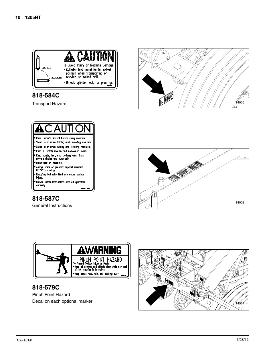 584c, 587c, 579c | Great Plains 1205NT Operator Manual User Manual | Page 12 / 74