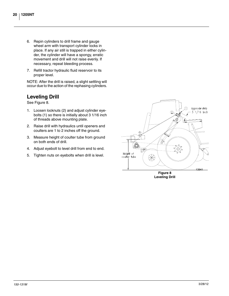Leveling drill | Great Plains 1205NT Operator Manual User Manual | Page 22 / 74
