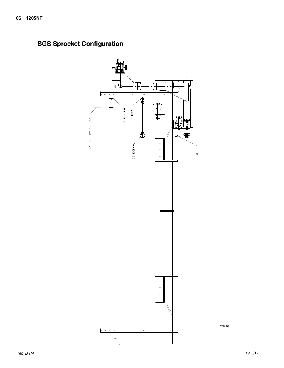 Sgs sprocket configuration | Great Plains 1205NT Operator Manual User Manual | Page 68 / 74