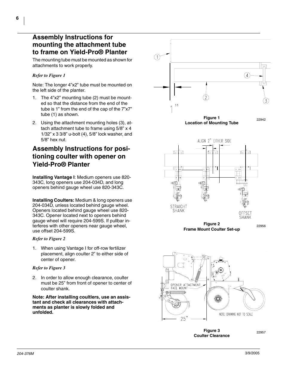 Great Plains Vantage I & Zone Coulter Fertilizer Coulters User Manual | Page 8 / 36