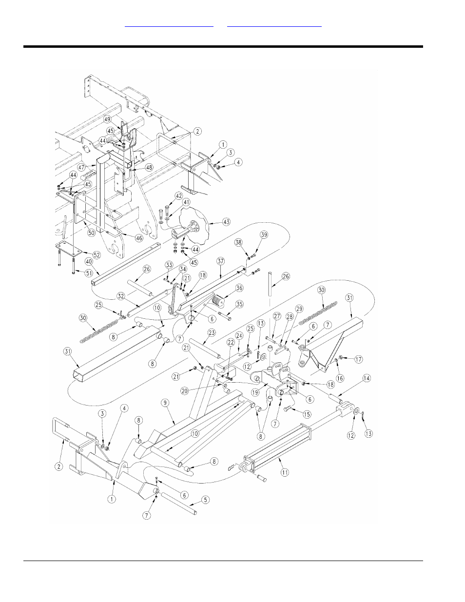 Markers, 30' drill flat fold marker | Great Plains 2N-3010 Parts Manual User Manual | Page 200 / 232