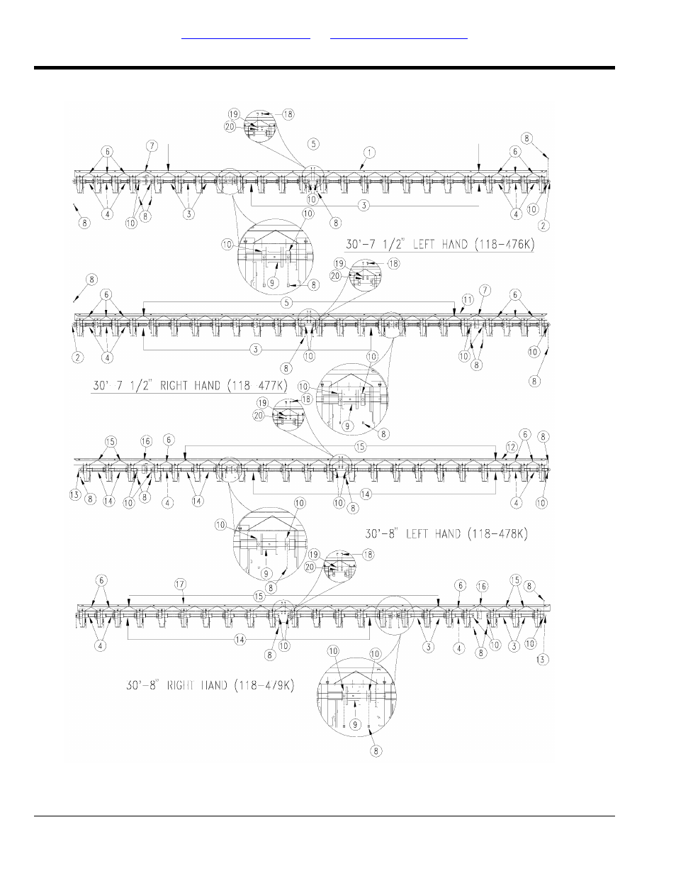 Feeder cup spacing | Great Plains 2N-3010 Parts Manual User Manual | Page 52 / 232