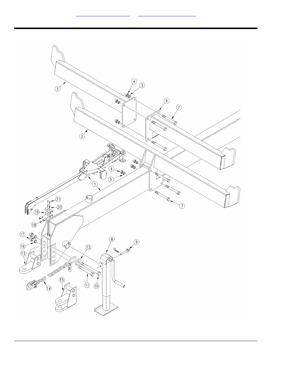 Frames, Hitch and carrier to tongue, Selected models | Great Plains 2N-3010 Parts Manual User Manual | Page 8 / 232