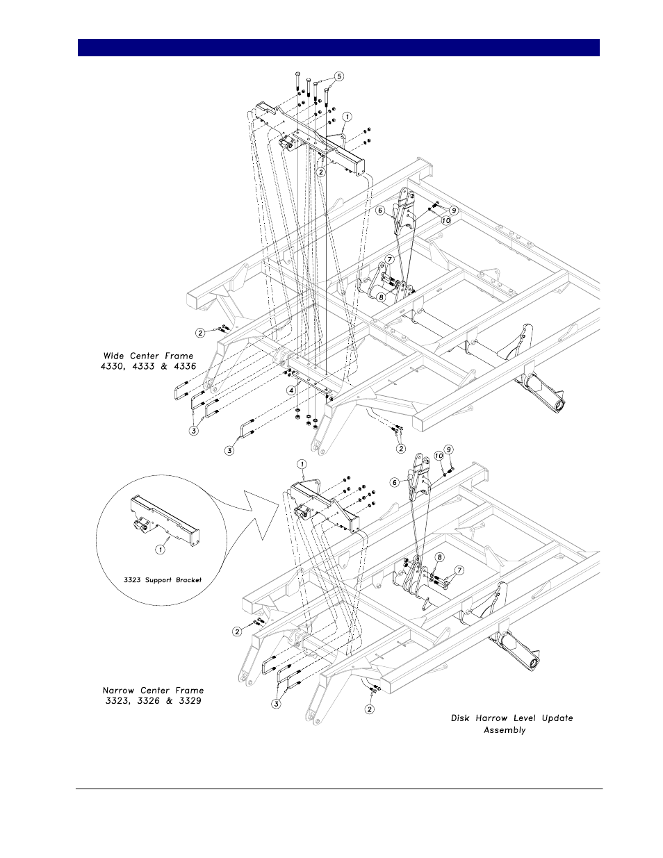Installation instructions | Great Plains Disk Harrow Field Update Disk Leveler User Manual | Page 7 / 17