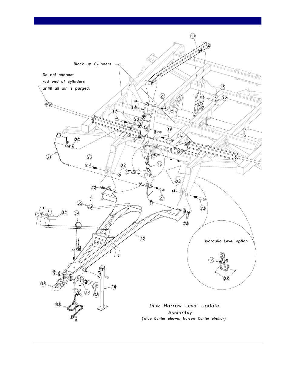 Installation instructions | Great Plains Disk Harrow Field Update Disk Leveler User Manual | Page 9 / 17
