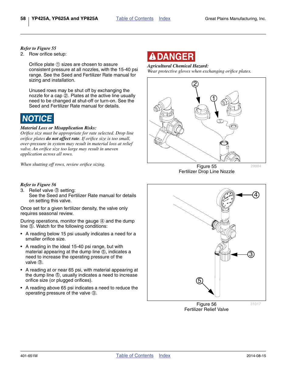 Great Plains YP825A Operator Manual User Manual | Page 62 / 182