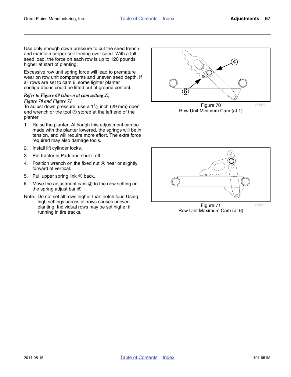 Great Plains YP825A Operator Manual User Manual | Page 71 / 182