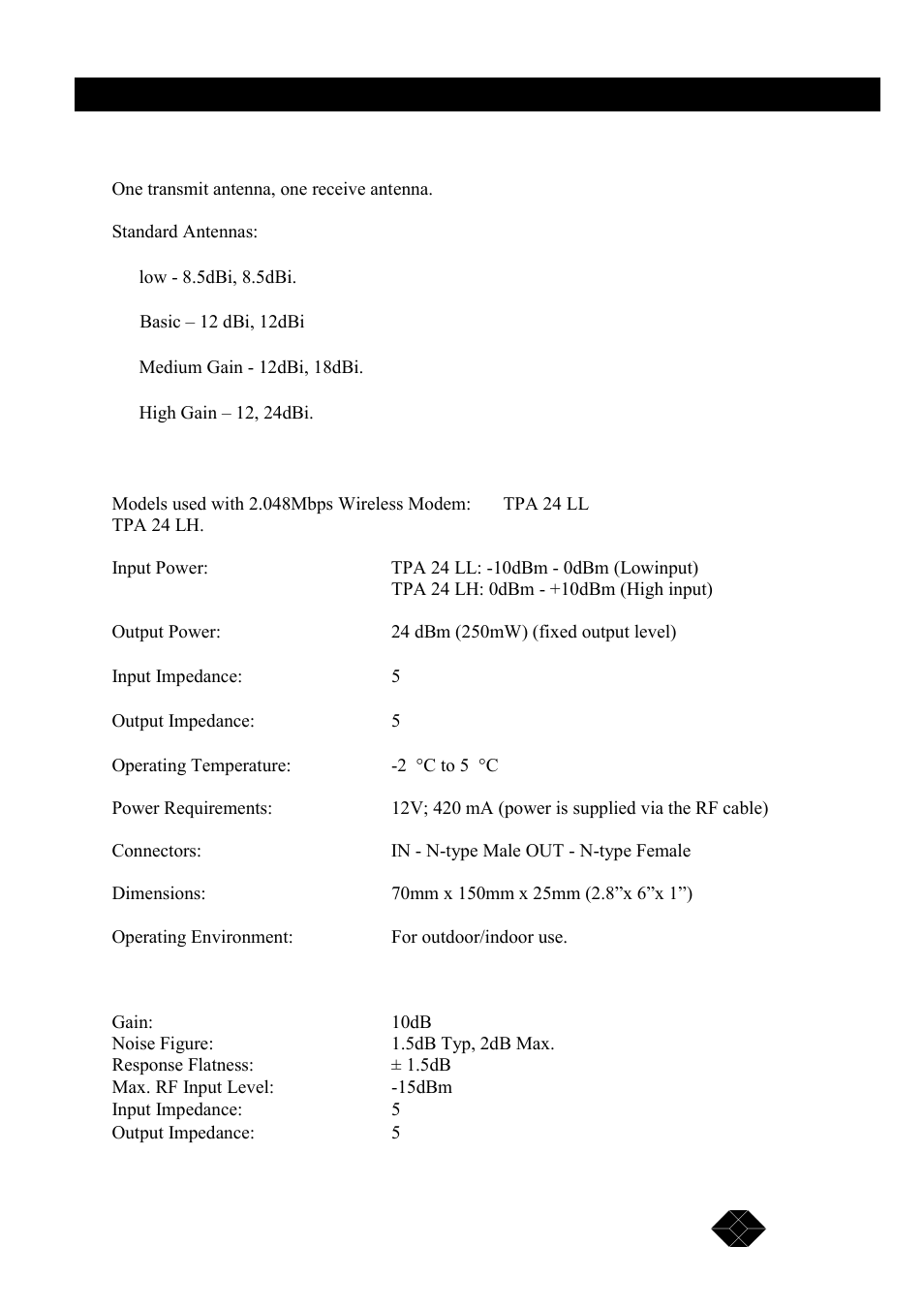 Black Box MWU2000-X21 User Manual | Page 105 / 132
