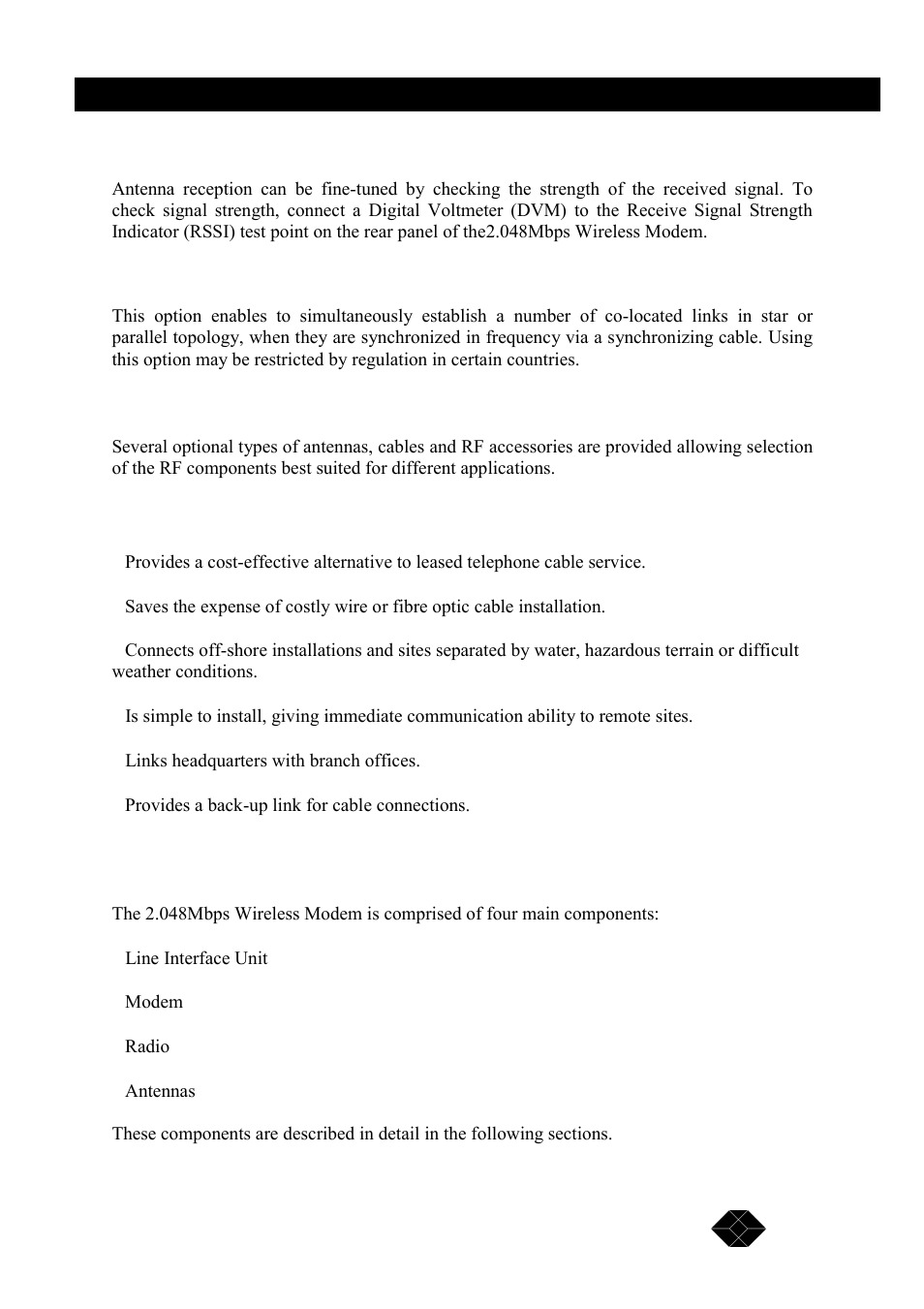 Black Box MWU2000-X21 User Manual | Page 11 / 132