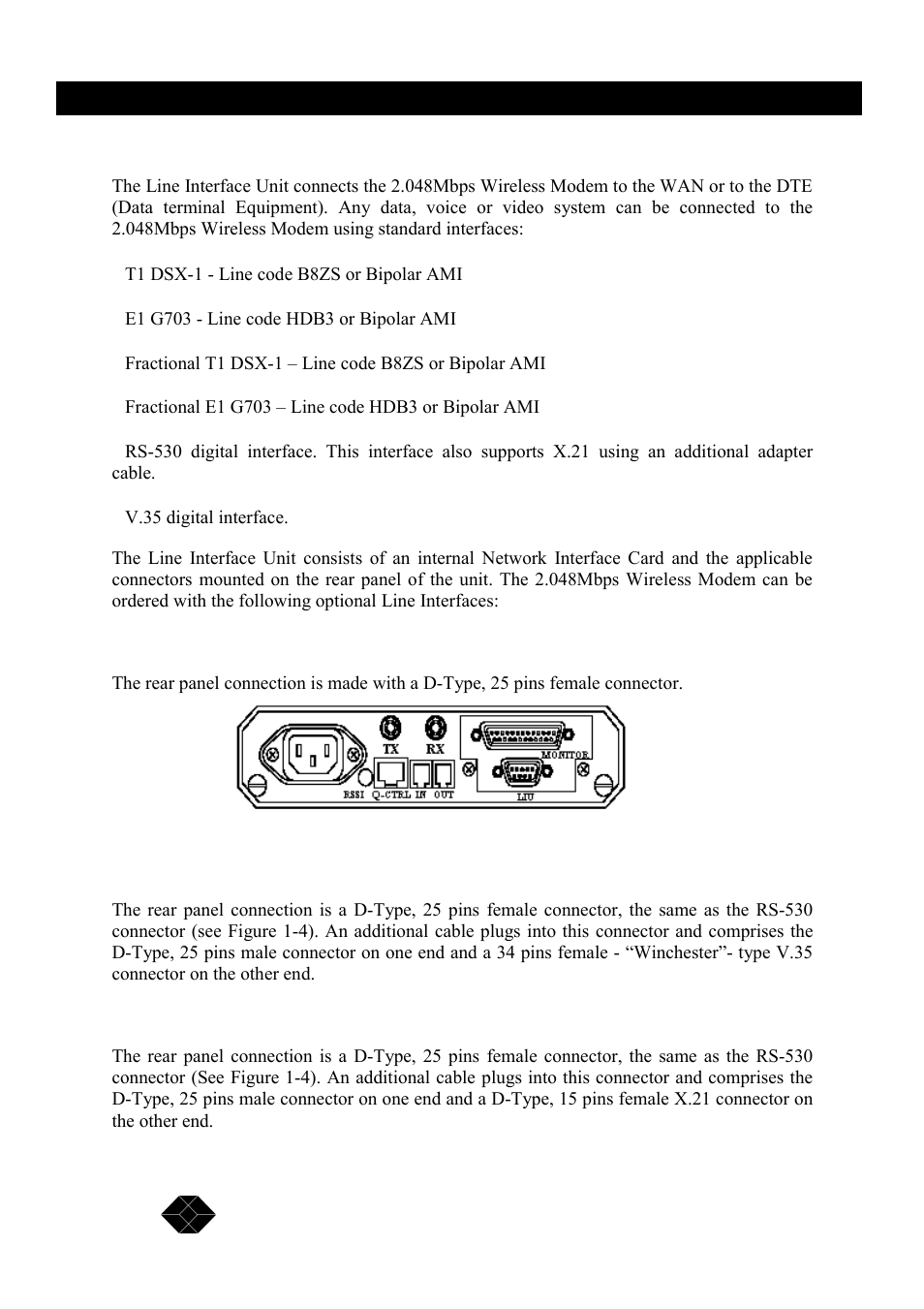Black Box MWU2000-X21 User Manual | Page 12 / 132