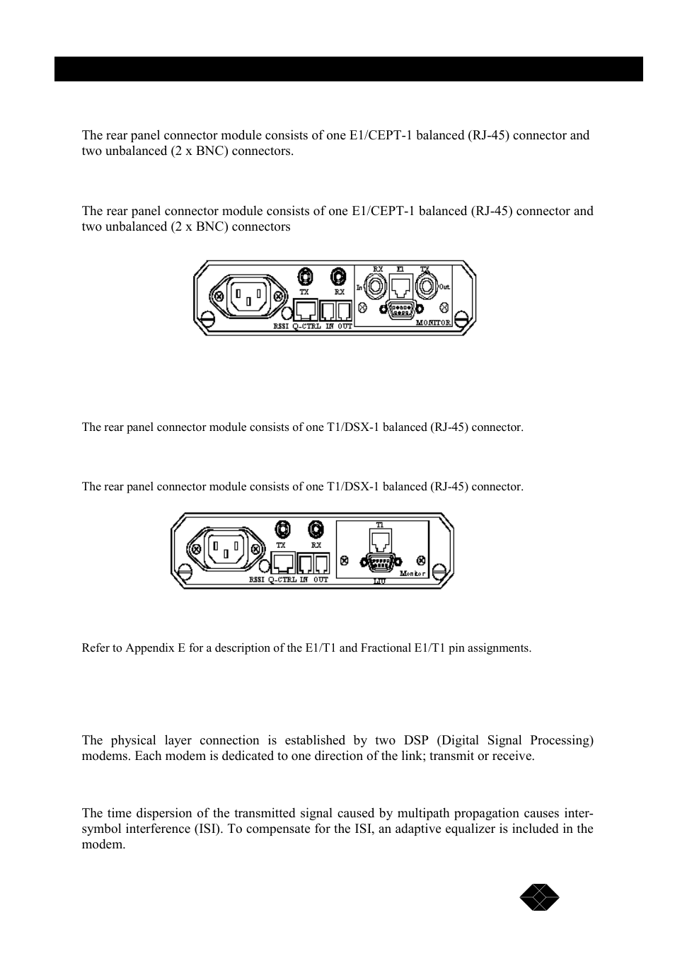 048mbps wireless modem | Black Box MWU2000-X21 User Manual | Page 13 / 132