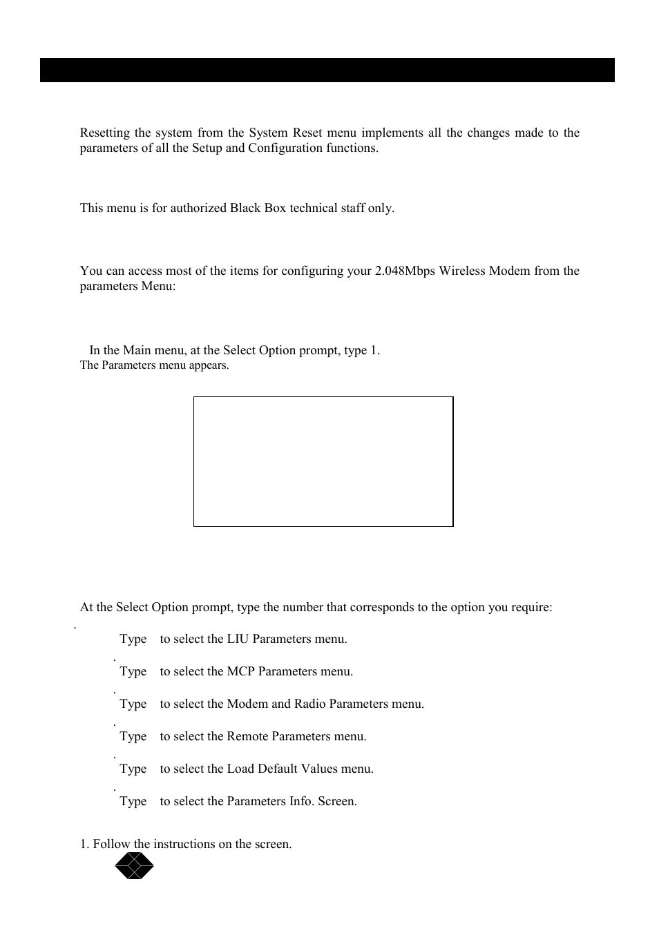 Black Box MWU2000-X21 User Manual | Page 46 / 132