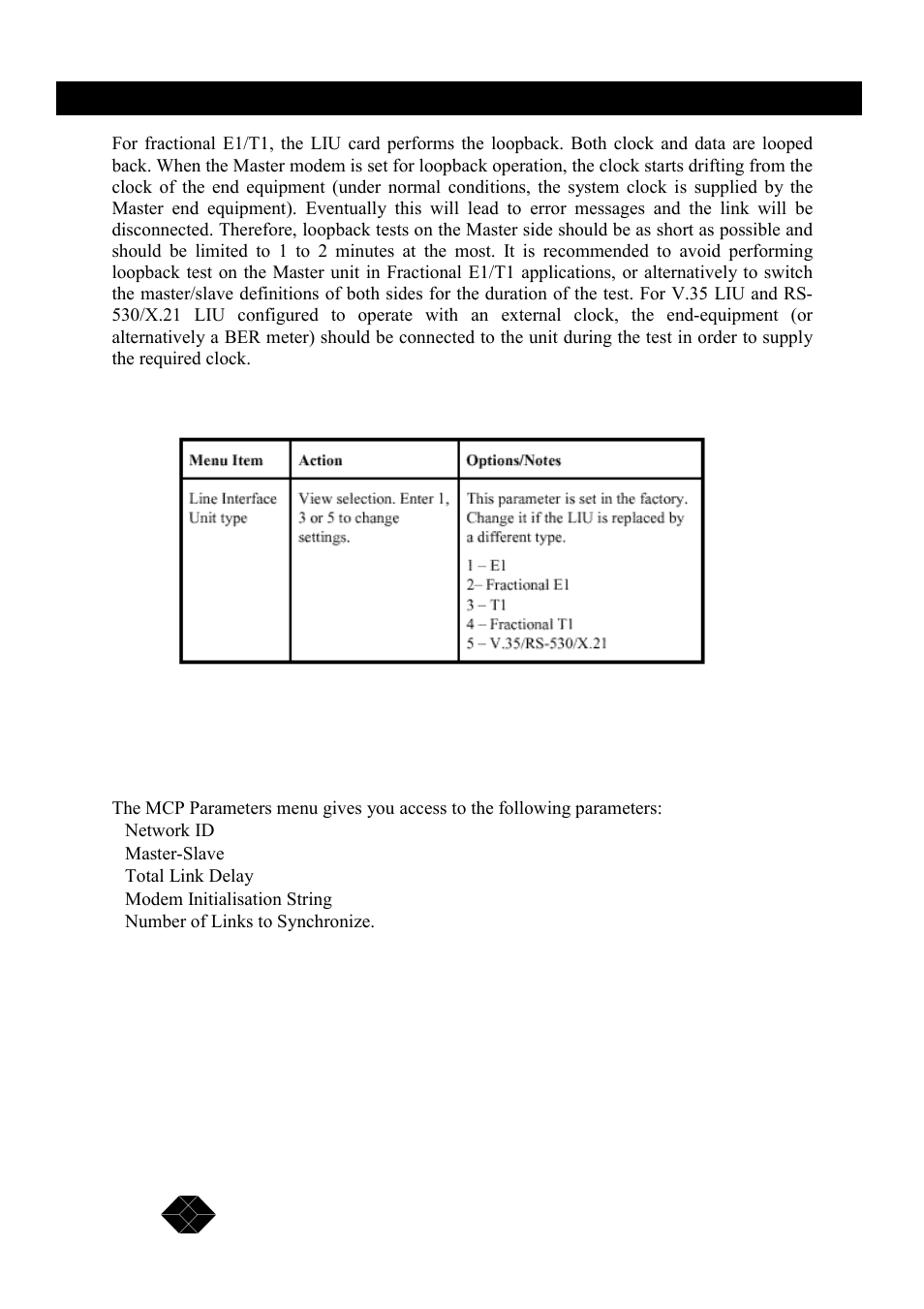 Black Box MWU2000-X21 User Manual | Page 60 / 132