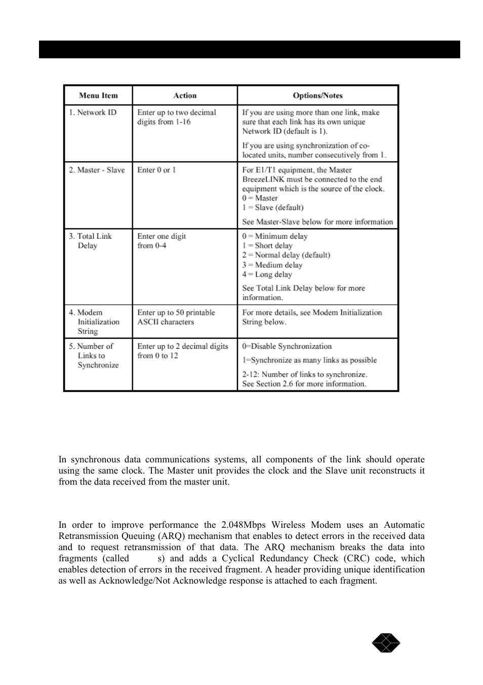 Black Box MWU2000-X21 User Manual | Page 61 / 132