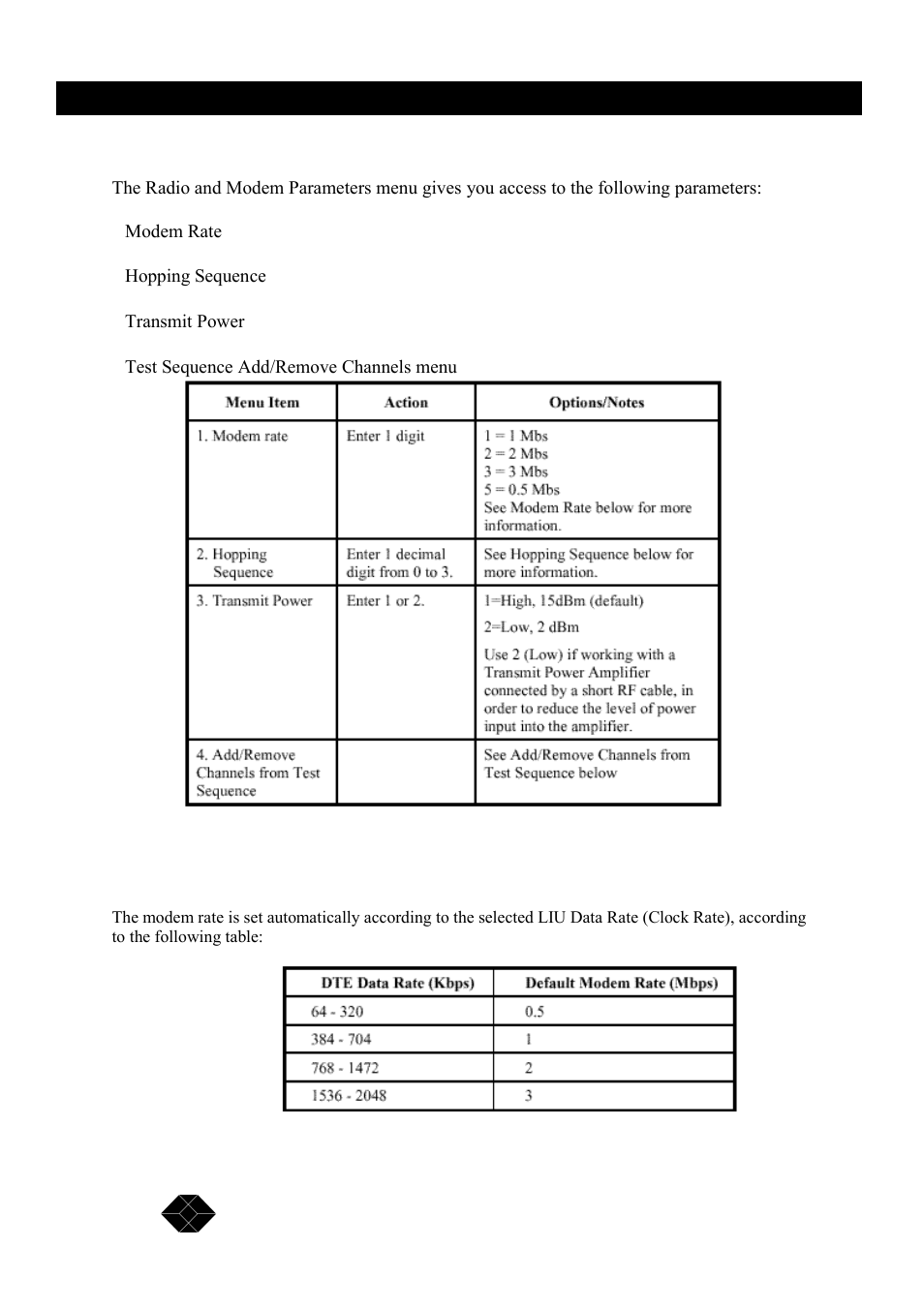 Black Box MWU2000-X21 User Manual | Page 64 / 132
