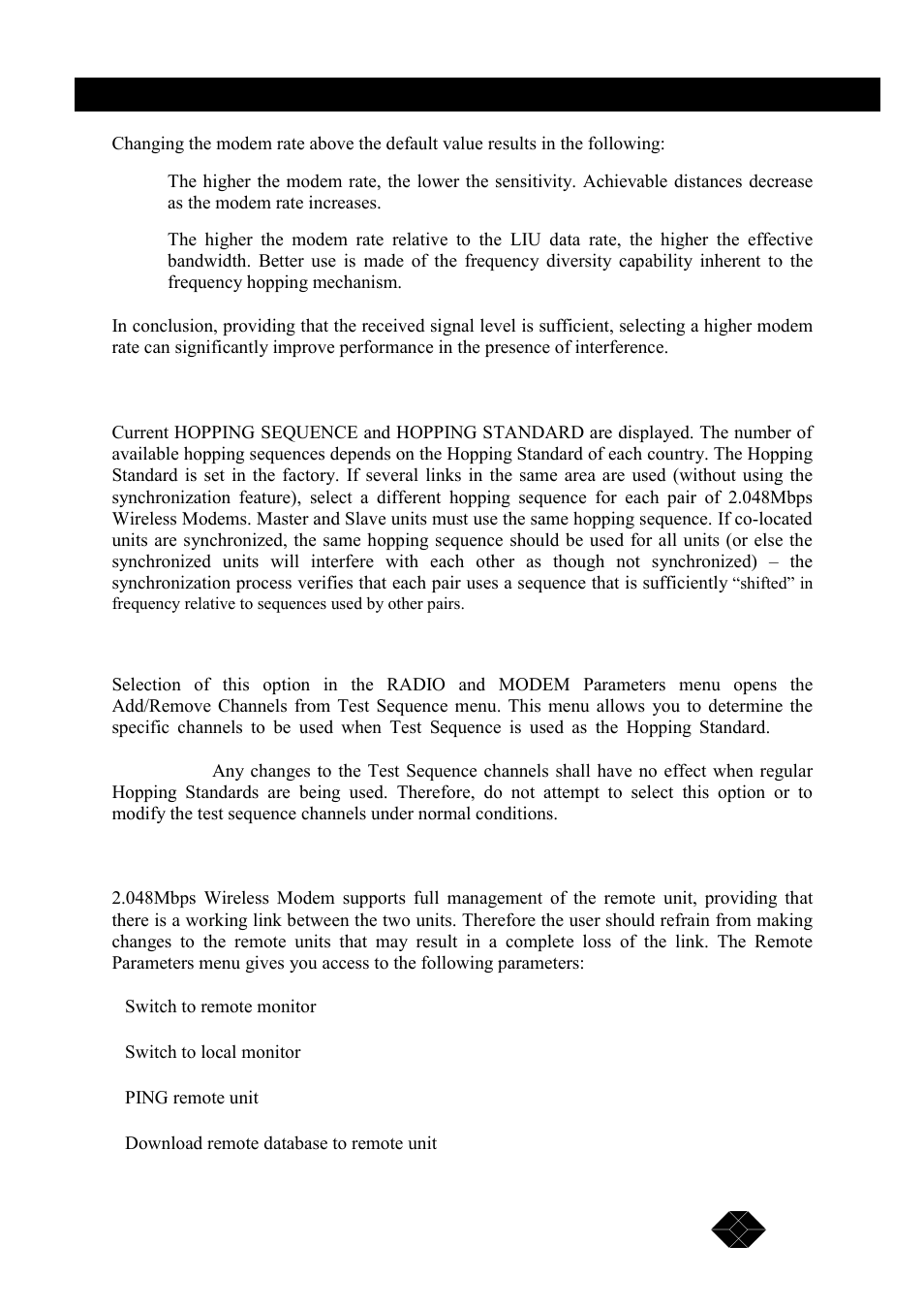 Black Box MWU2000-X21 User Manual | Page 65 / 132