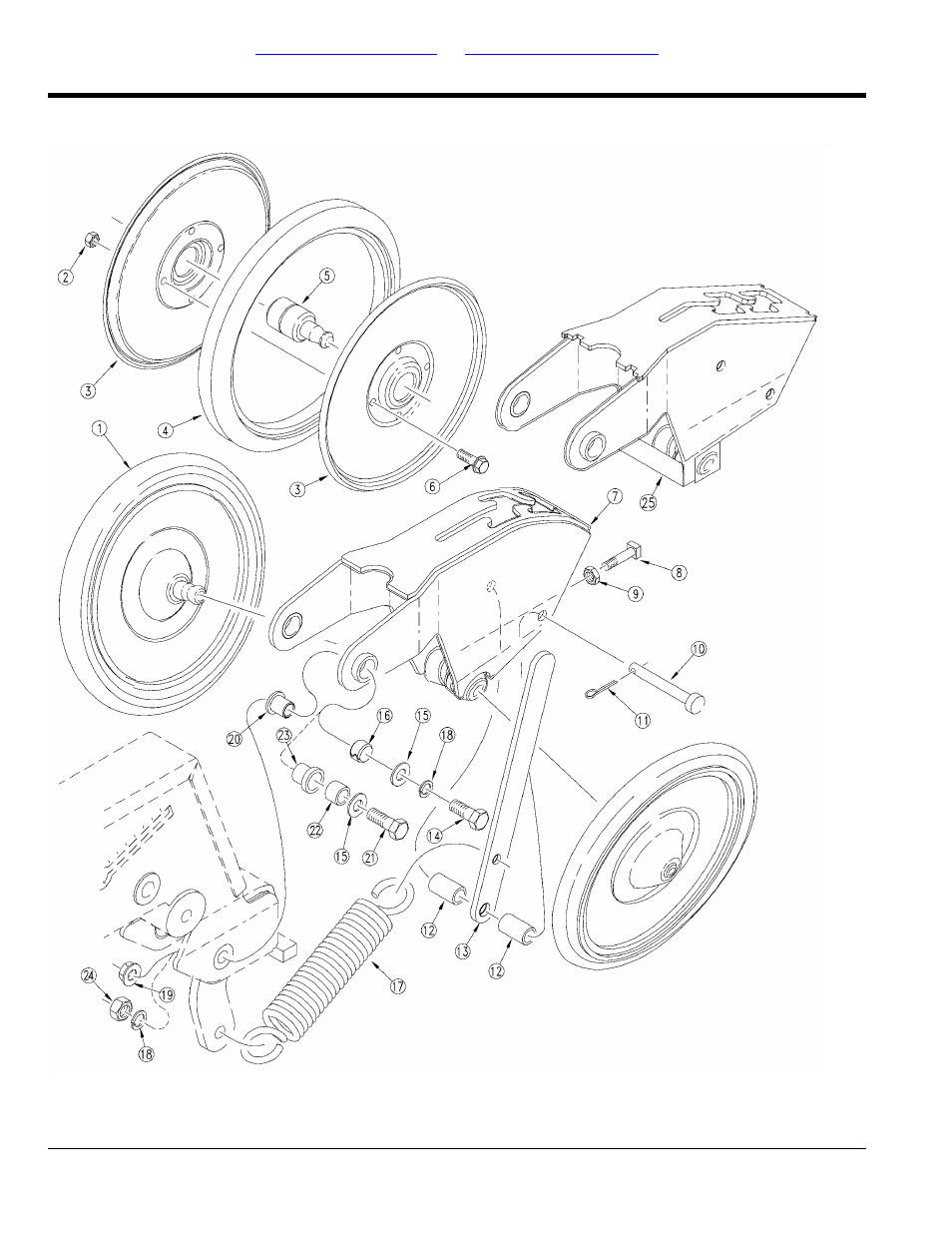 Press wheels, 1" x 10" double "v" press wheel (9/30/2000-) | Great Plains 2N-3020 Parts Manual User Manual | Page 118 / 218