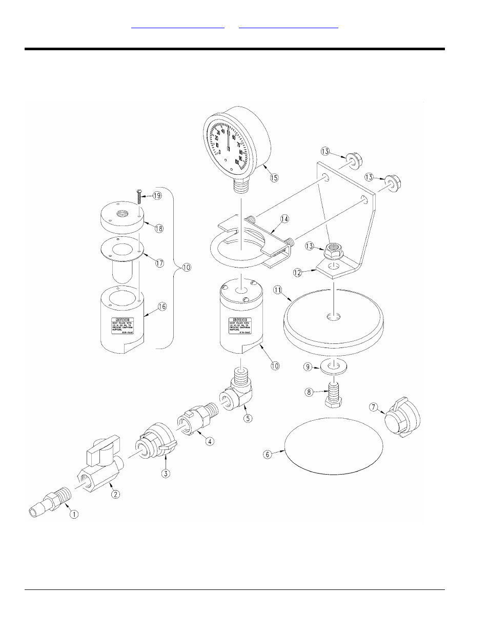 Magnet mount 2 1/2" gauge assembly 507-100k | Great Plains TS1000 Parts Manual User Manual | Page 114 / 172