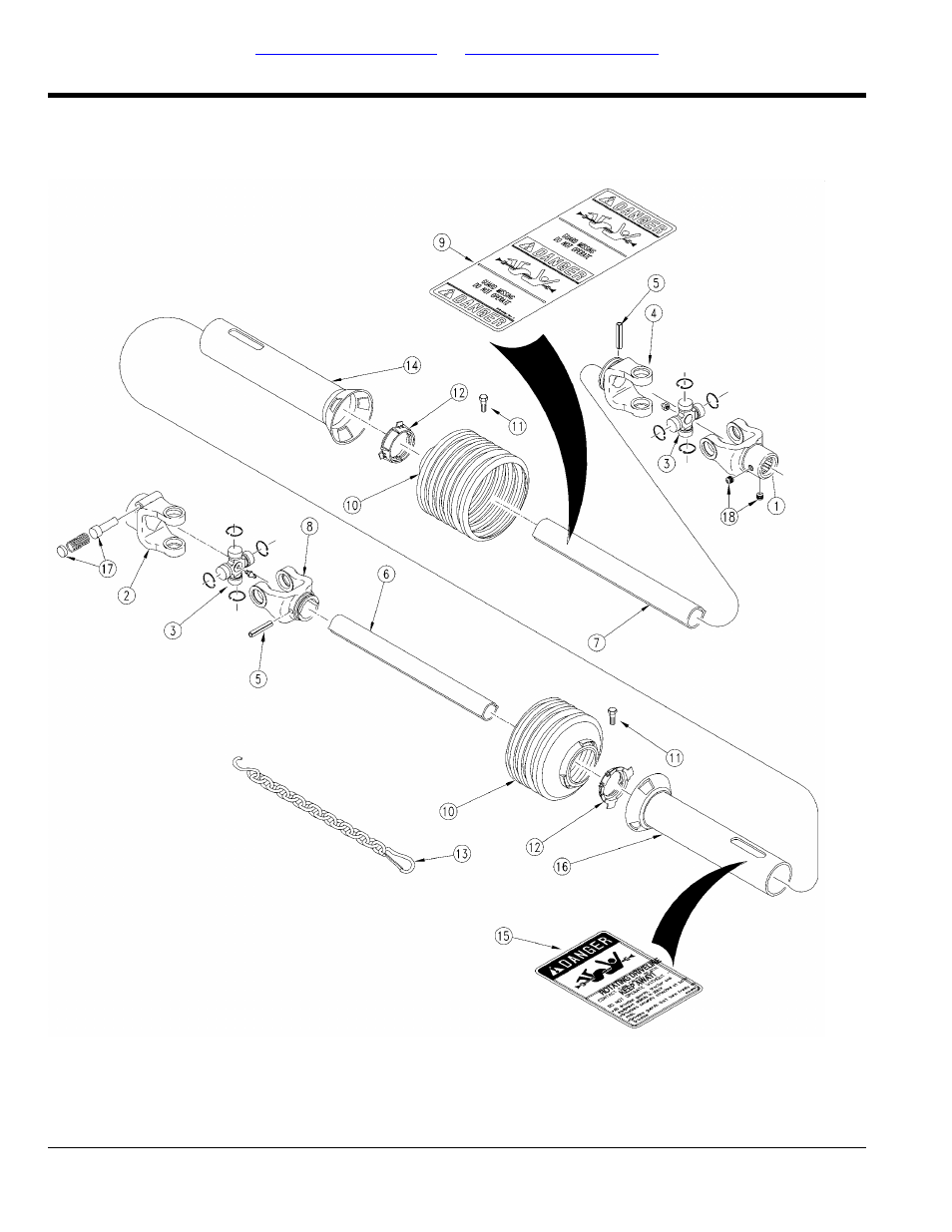 Waltersheid driveline 540 rpm (826-238c) | Great Plains TS1000 Parts Manual User Manual | Page 82 / 172