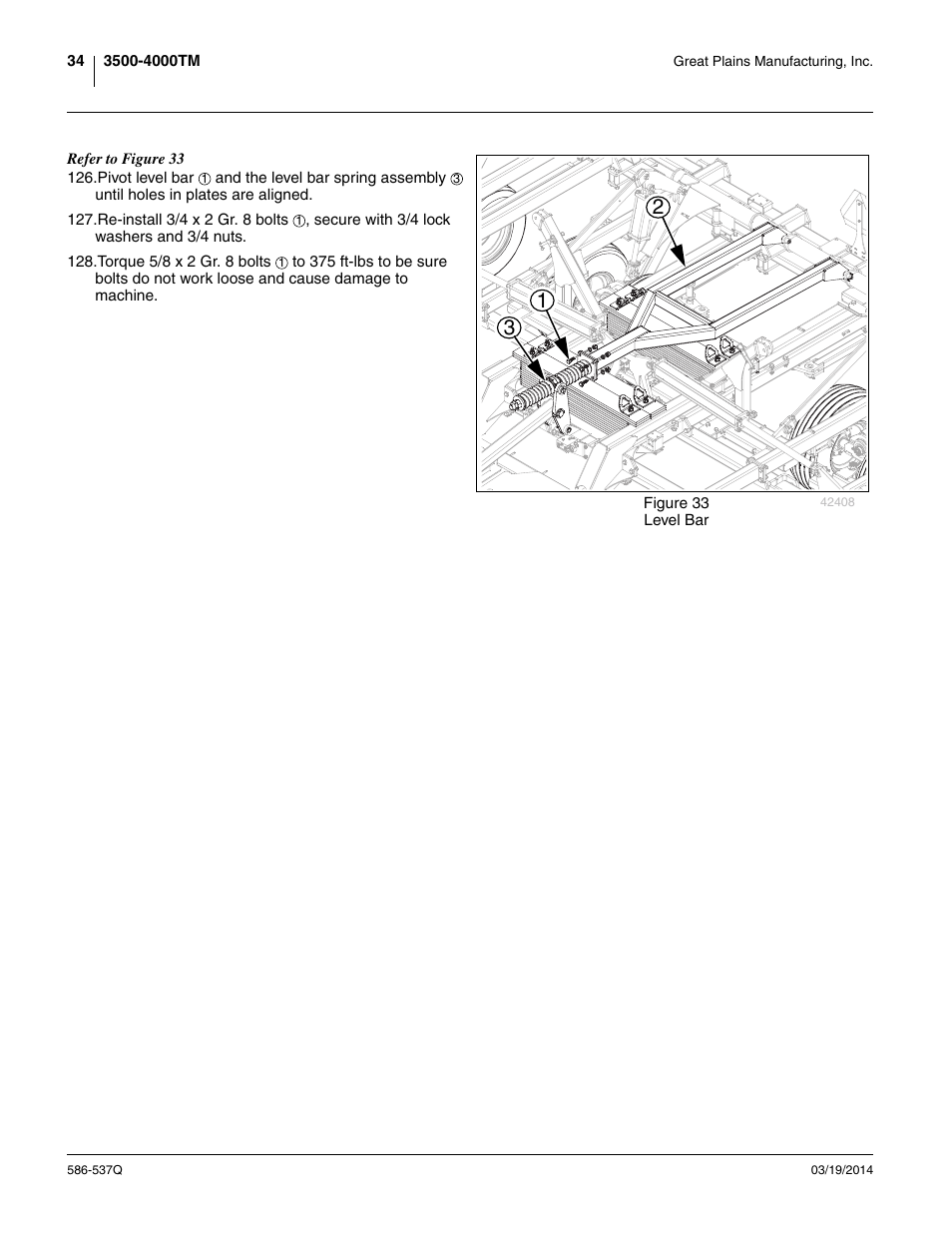 Great Plains 4000TM Predelivery Manual User Manual | Page 38 / 68