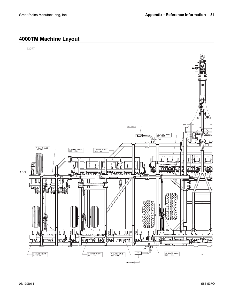 4000tm machine layout | Great Plains 4000TM Predelivery Manual User Manual | Page 55 / 68