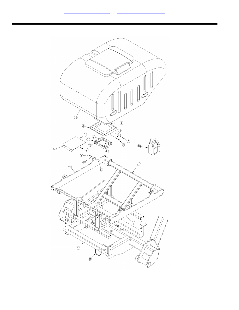 Hopper box to frame | Great Plains YP1625 Parts Manual User Manual | Page 12 / 142