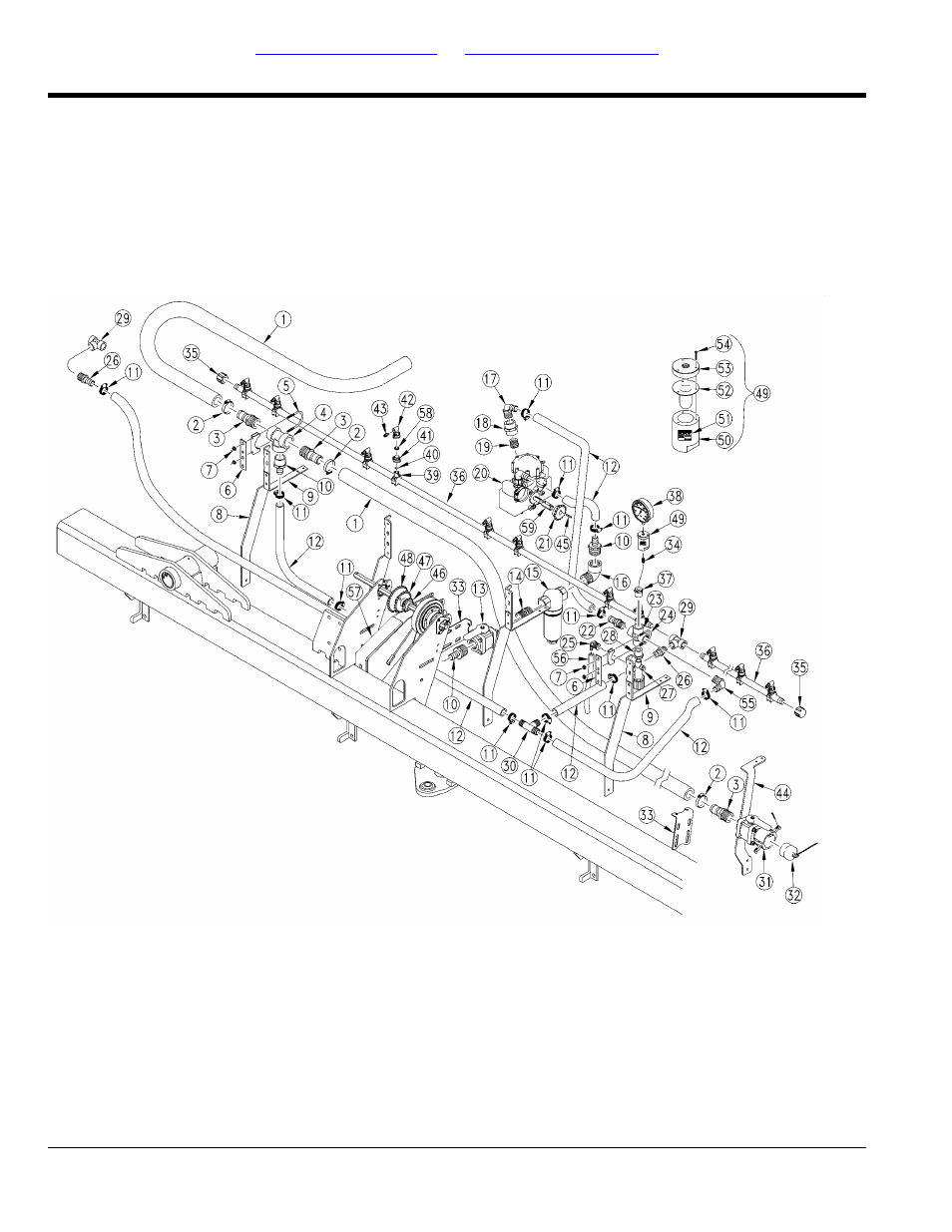 Fertilizer plumbing | Great Plains YP1625 Parts Manual User Manual | Page 124 / 142