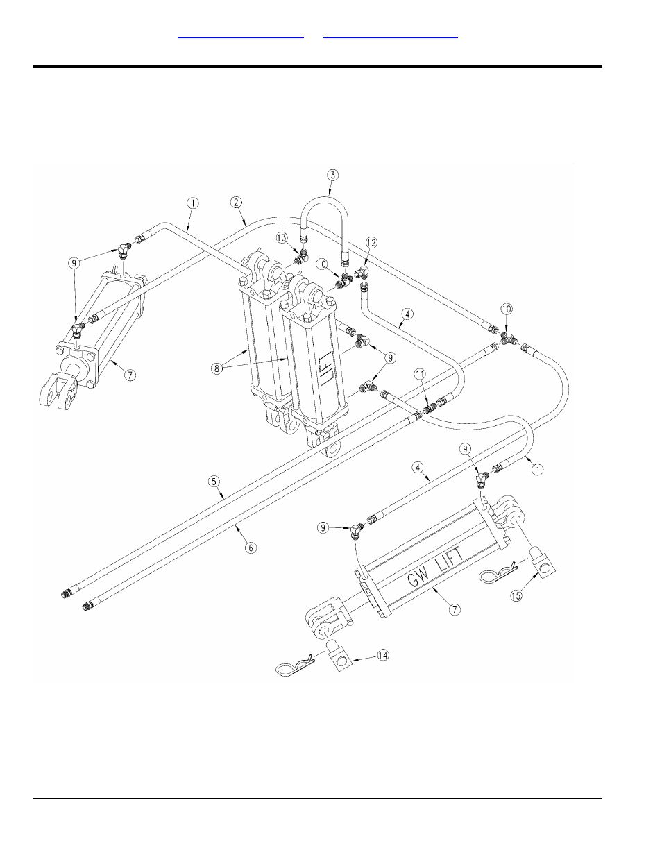 Lift hydraulics | Great Plains YP1625 Parts Manual User Manual | Page 96 / 142