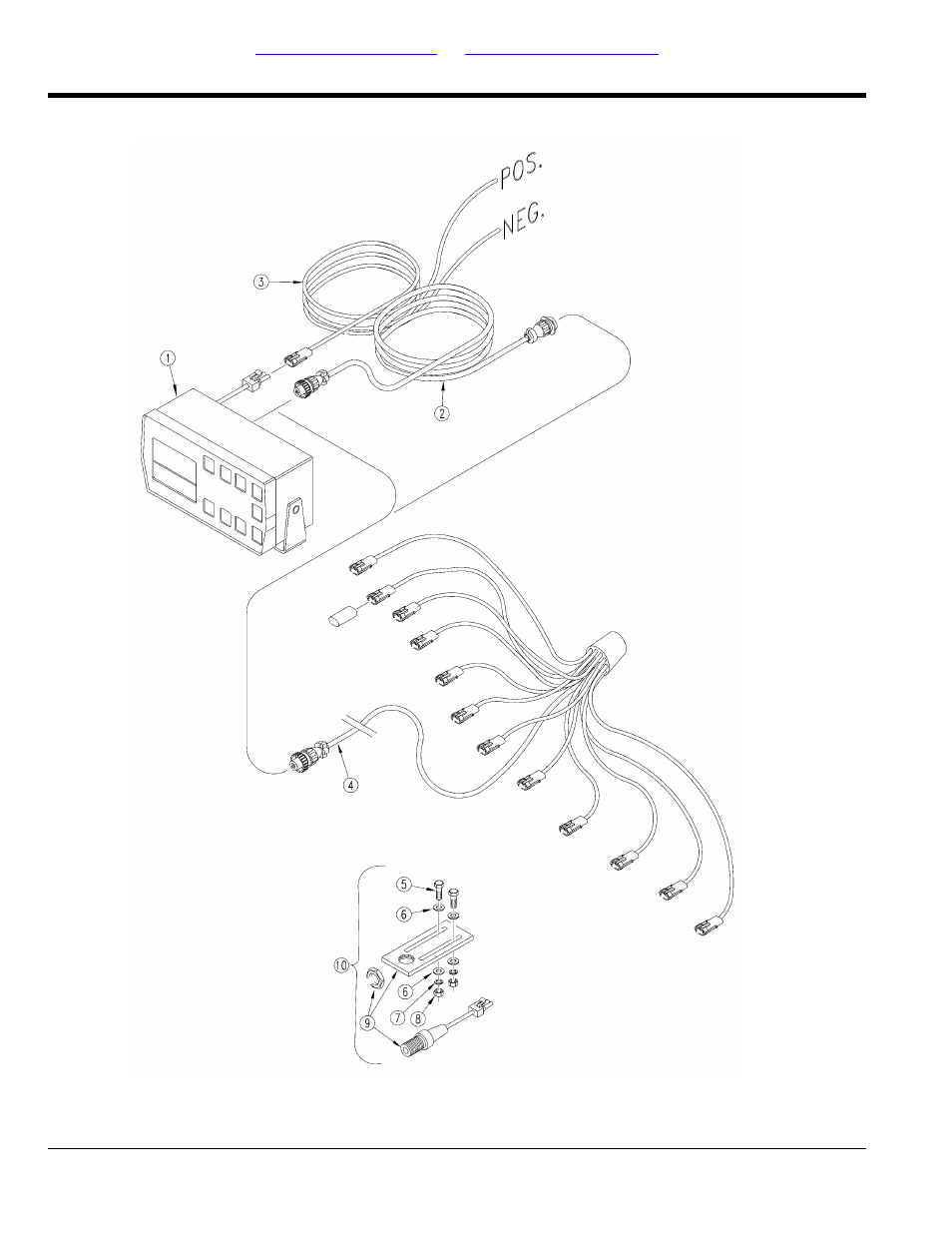 Monitor (option), Monitor (s/n 7054b-) | Great Plains 2020P Parts Manual User Manual | Page 106 / 150
