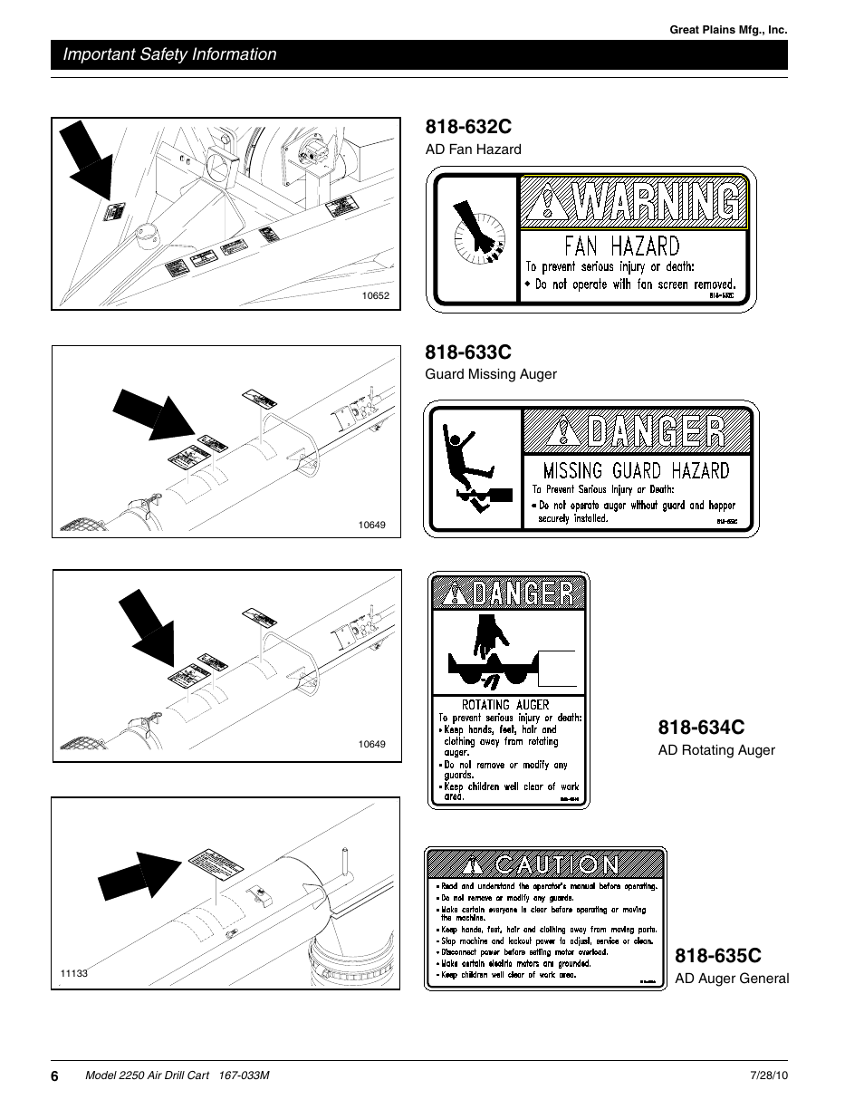 633c, 634c, 635c | 632c | Great Plains ADC2250 Operator Manual User Manual | Page 8 / 58