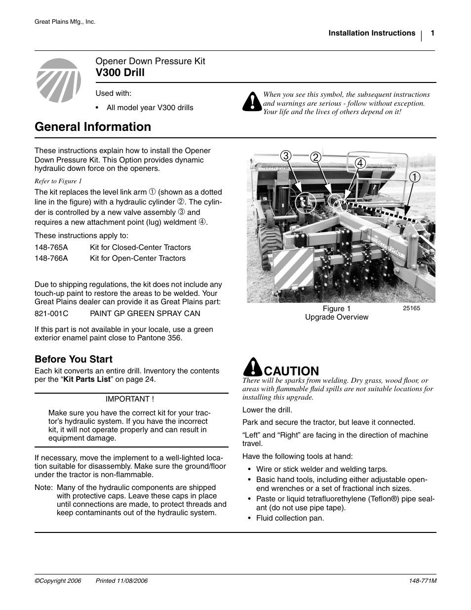 Great Plains V300 Assembly Instructions User Manual | 30 pages