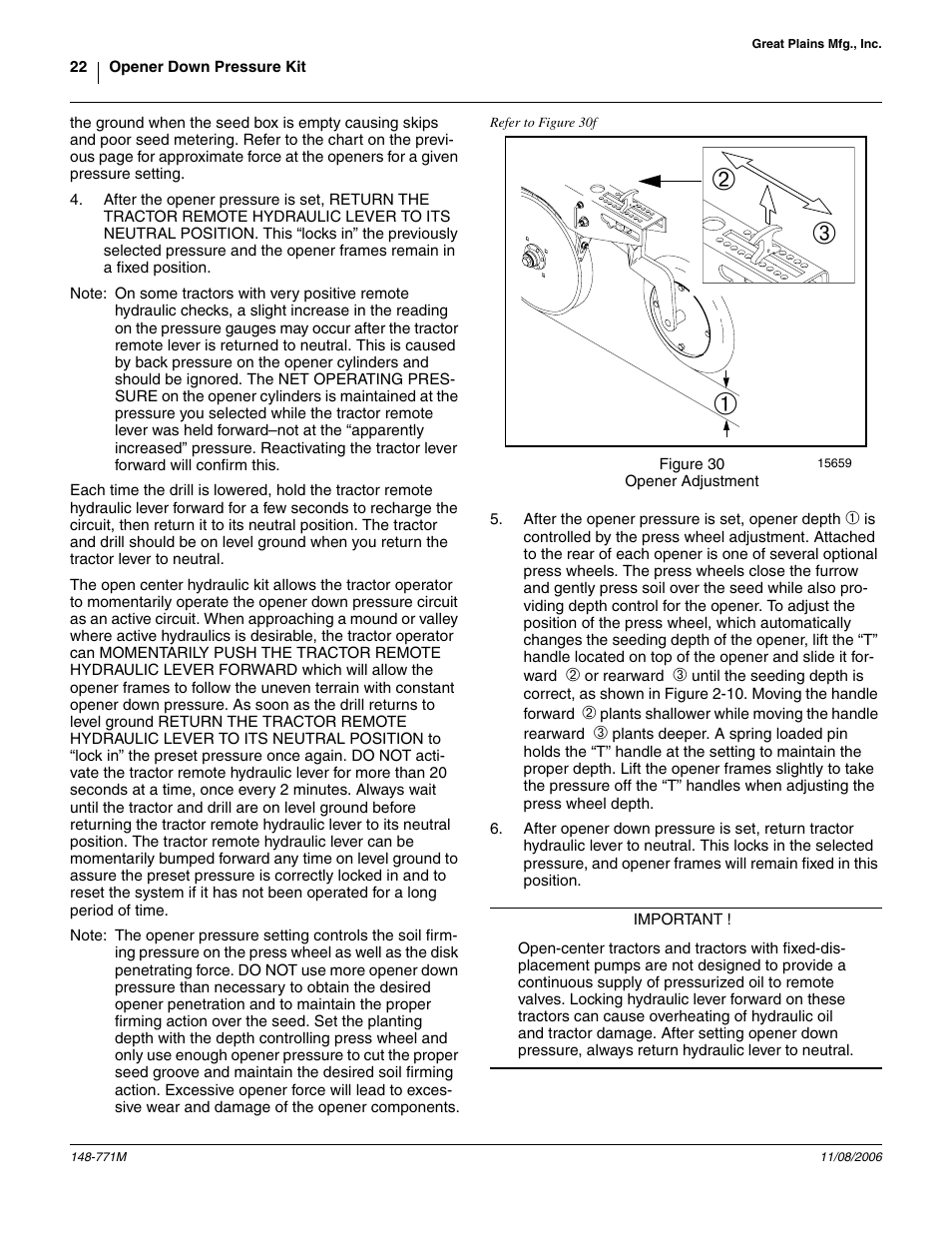 Great Plains V300 Assembly Instructions User Manual | Page 22 / 30