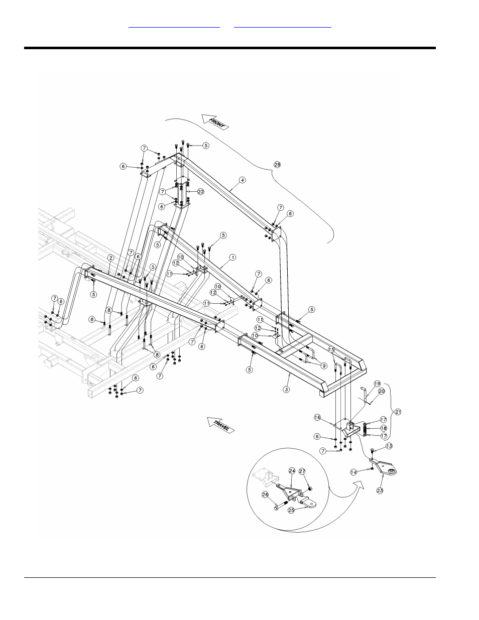 Rear tow hitch, Table of contents part number index rear tow hitch | Great Plains DVN8324 Parts Manual User Manual | Page 108 / 118