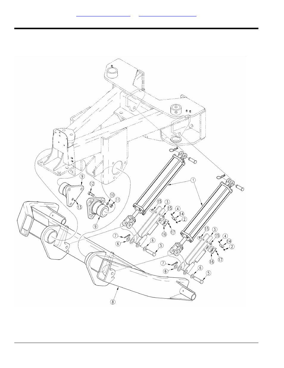 Transport axle, Transport axle to mainframe | Great Plains 3S-3000HDF Parts Manual User Manual | Page 14 / 240