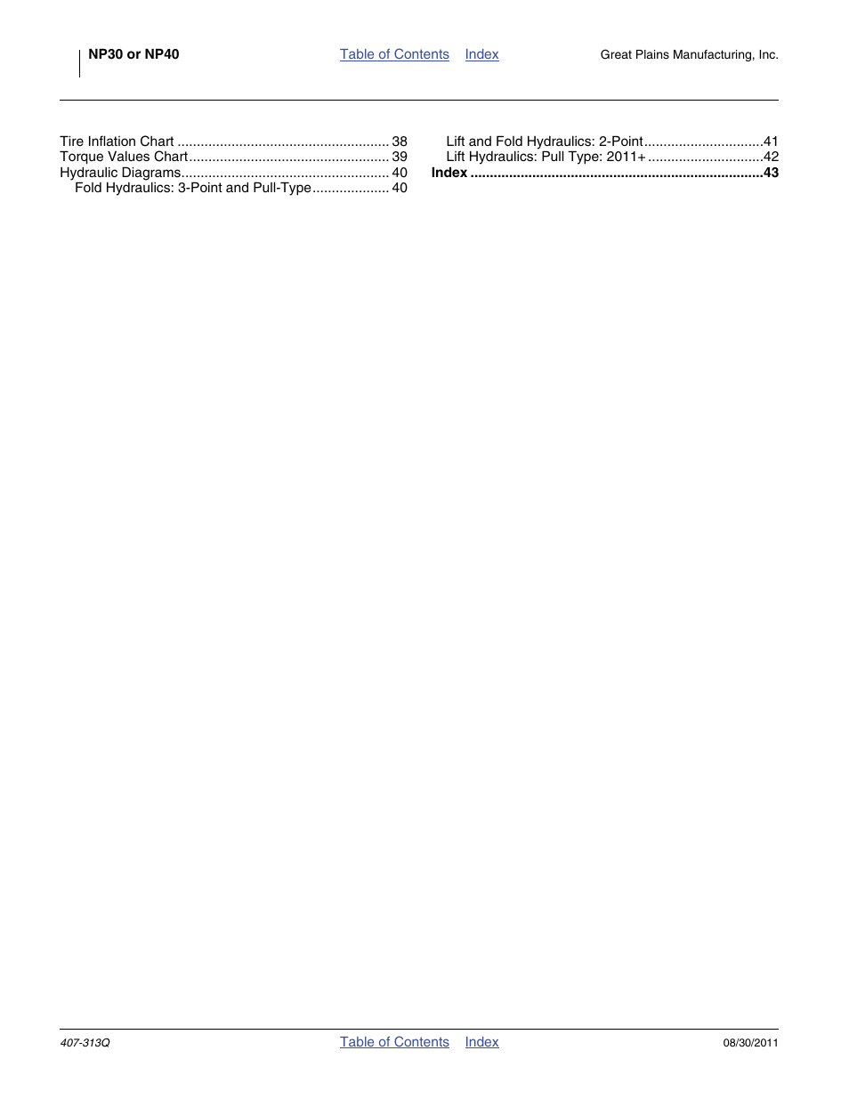 Great Plains NP30A 30-foot Predelivery Manual User Manual | Page 4 / 50