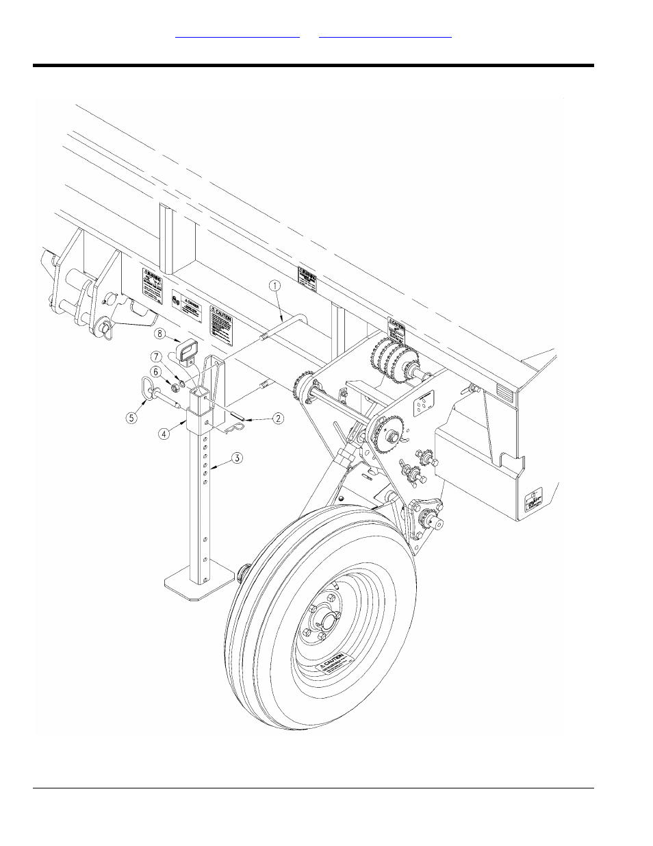 Parking stand, Table of contents part number index parking stand | Great Plains 2515P Parts Manual User Manual | Page 14 / 88