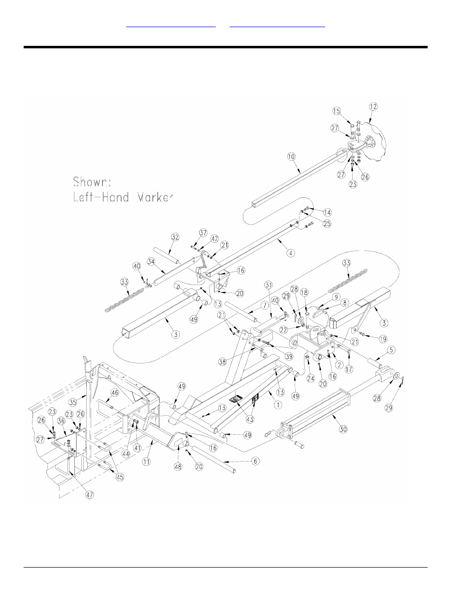 2515p flat fold marker | Great Plains 2515P Parts Manual User Manual | Page 56 / 88