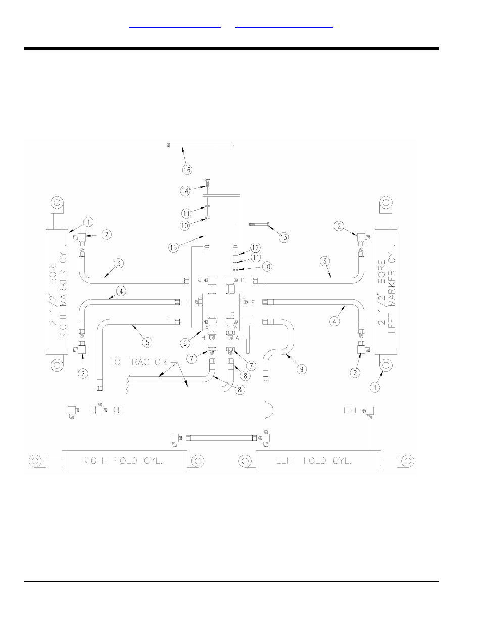 Marker hydraulics | Great Plains 2SBM30 Parts Manual User Manual | Page 90 / 102